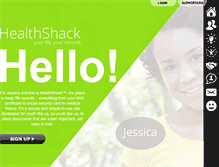 Tablet Screenshot of healthshack.info